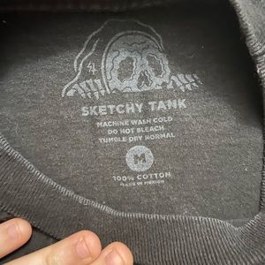 Sketchy Tank Pocket T-Shirt